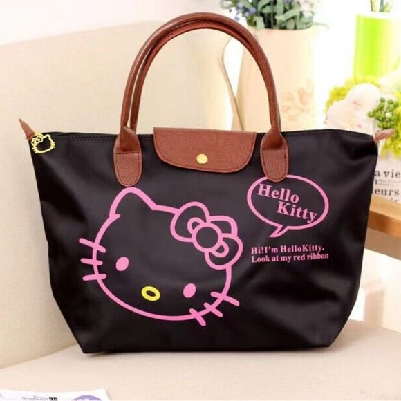Hello Kitty Shopping Bag Women Large Capacity Tote Waterproof Shoulder Bag - Picture 1 of 6
